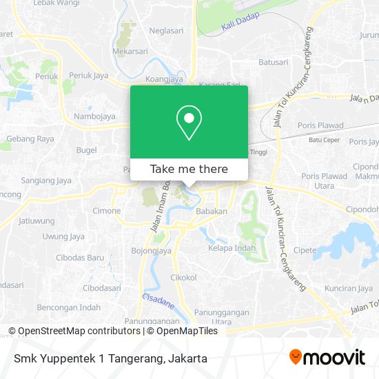 Smk Yuppentek 1 Tangerang map