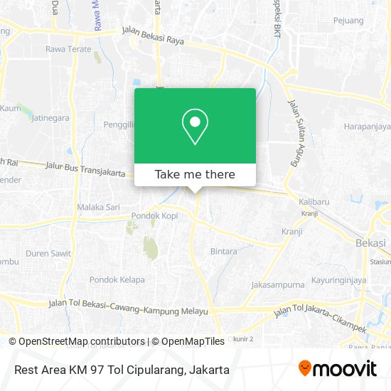 Rest Area KM 97 Tol Cipularang map