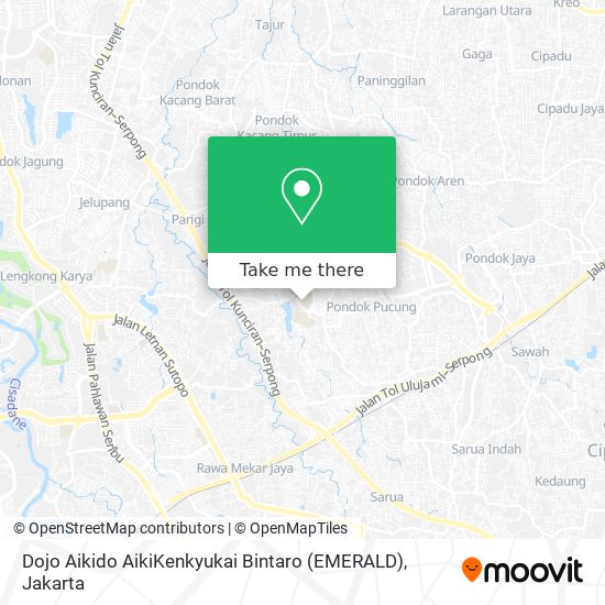 Dojo Aikido AikiKenkyukai Bintaro (EMERALD) map