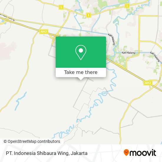 PT. Indonesia Shibaura Wing map