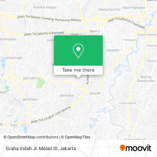 Graha Indah Jl. Melati III map