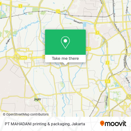 PT MAHADANI printing & packaging map