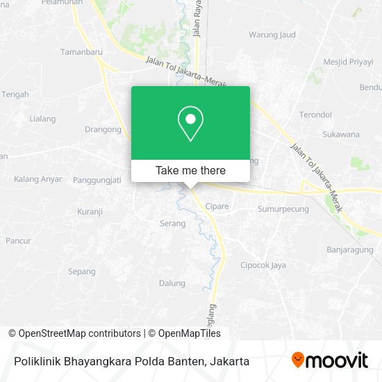 Poliklinik Bhayangkara Polda Banten map
