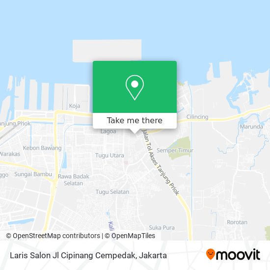Laris Salon Jl Cipinang Cempedak map