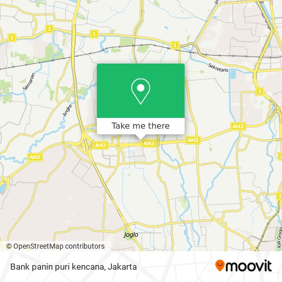 Bank panin puri kencana map