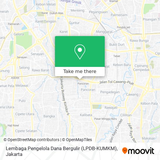 Lembaga Pengelola Dana Bergulir (LPDB-KUMKM) map