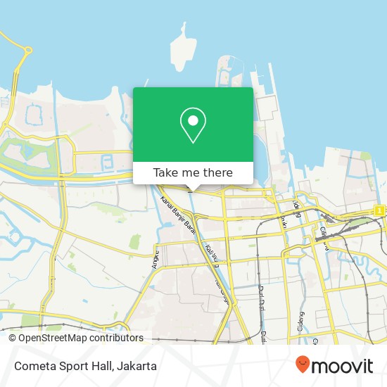 Cometa Sport Hall map