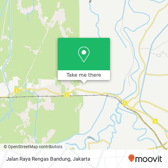 Jalan Raya Rengas Bandung map