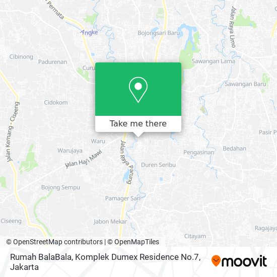 Rumah BalaBala, Komplek Dumex Residence No.7 map