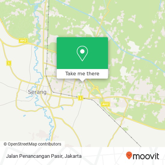 Jalan Penancangan Pasir map