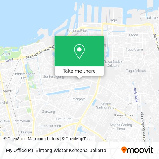 My Office PT. Bintang Wistar Kencana map