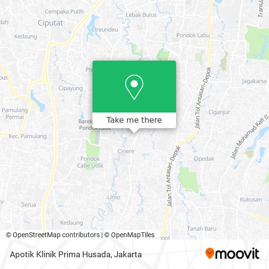 Apotik Klinik Prima Husada map
