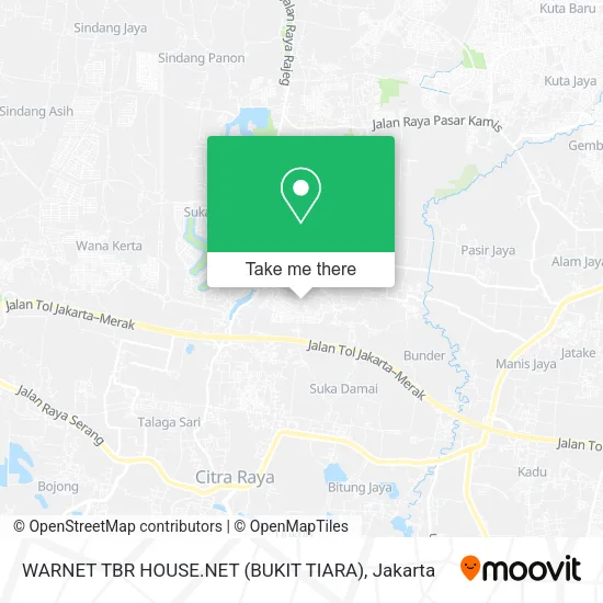 WARNET TBR HOUSE.NET (BUKIT TIARA) map