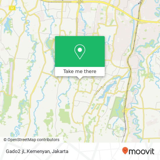 Gado2 jL.Kemenyan map