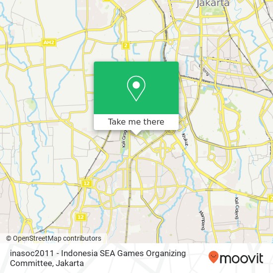 inasoc2011 - Indonesia SEA Games Organizing Committee map