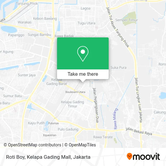 Roti Boy, Kelapa Gading Mall map