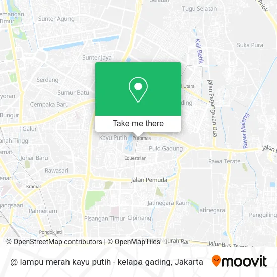 @ lampu merah kayu putih - kelapa gading map