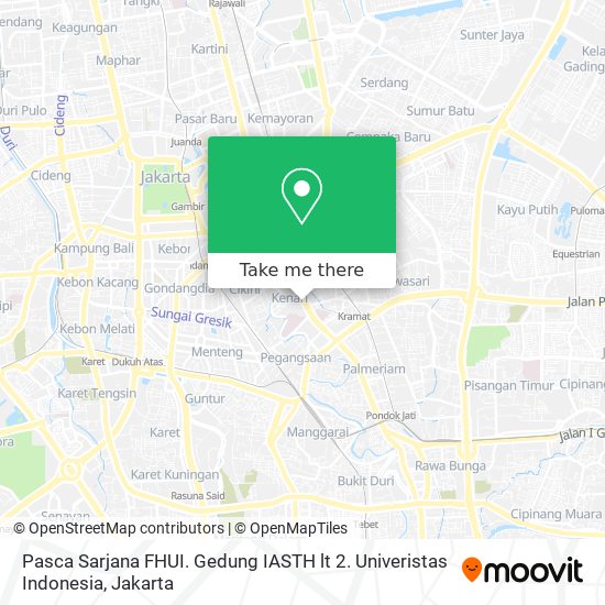 Pasca Sarjana FHUI. Gedung IASTH lt 2. Univeristas Indonesia map