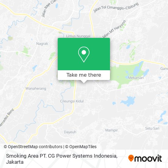 Smoking Area PT. CG Power Systems Indonesia map