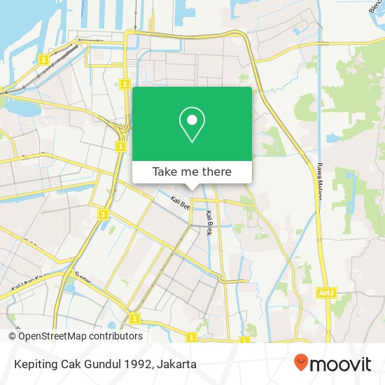 Kepiting Cak Gundul 1992 map