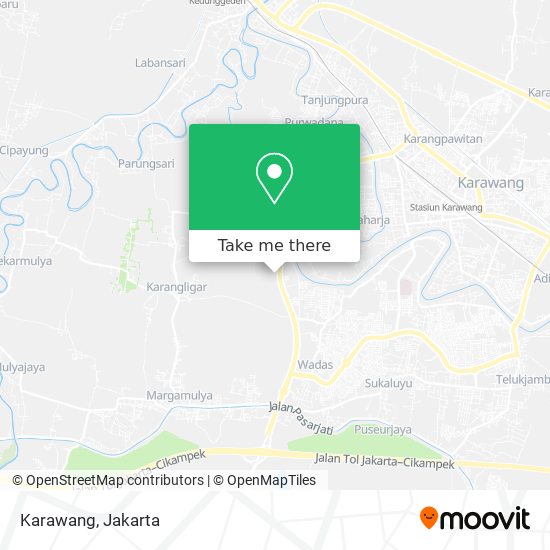 Karawang map