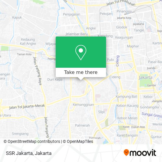 SSR Jakarta map