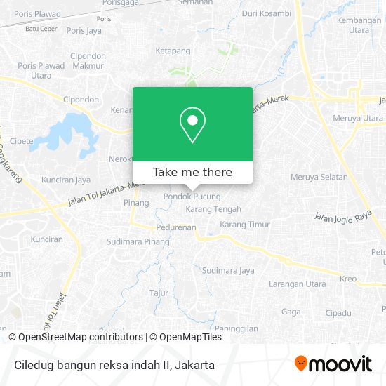 Ciledug bangun reksa indah II map