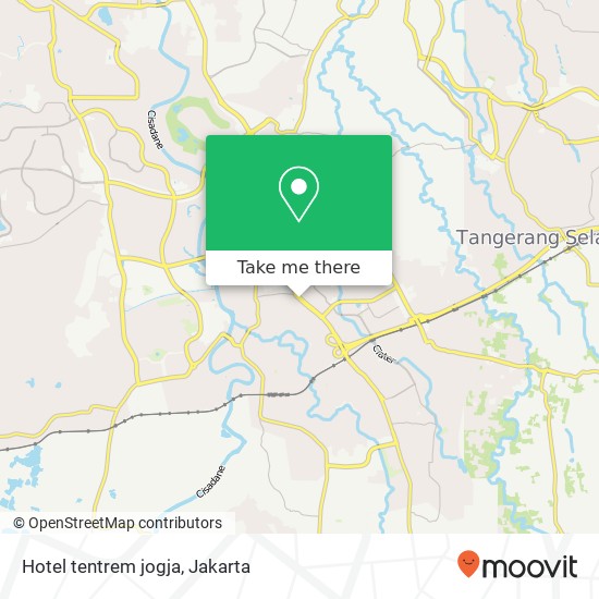 Hotel tentrem jogja map