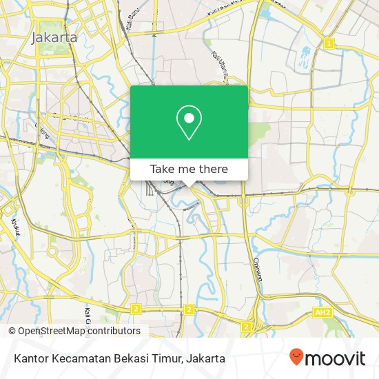 Kantor Kecamatan Bekasi Timur map