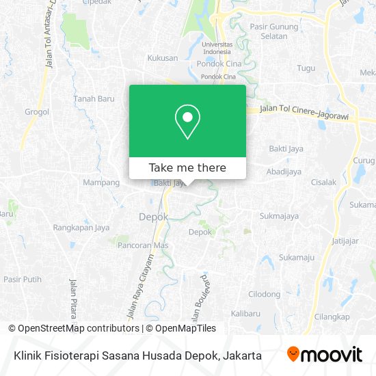Klinik Fisioterapi Sasana Husada Depok map