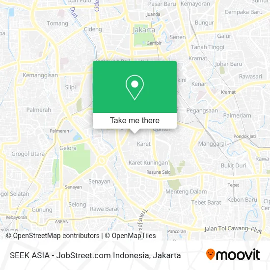 SEEK ASIA - JobStreet.com Indonesia map