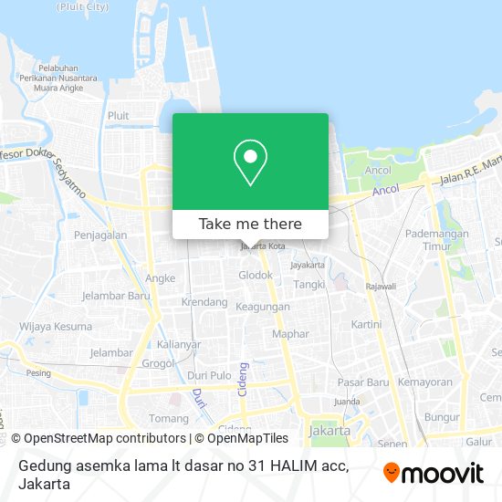 Gedung asemka lama lt dasar no 31 HALIM acc map