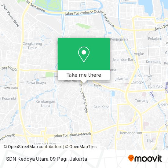 SDN Kedoya Utara 09 Pagi map