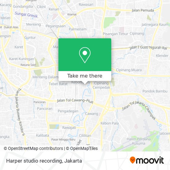 Harper studio recording map