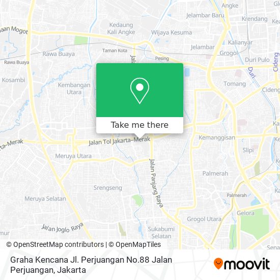 Graha Kencana Jl. Perjuangan No.88 Jalan Perjuangan map