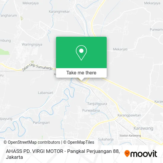 AHASS PD. VIRGI MOTOR - Pangkal Perjuangan 88 map