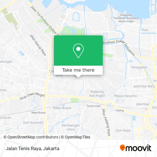 Jalan Tenis Raya map