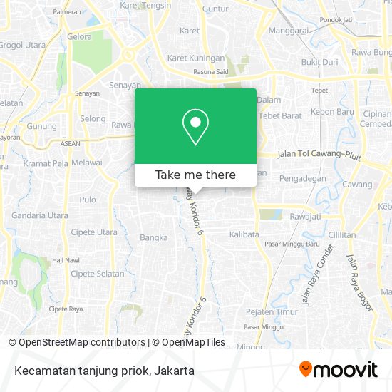 Kecamatan tanjung priok map