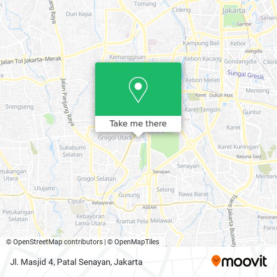 Jl. Masjid 4, Patal Senayan map