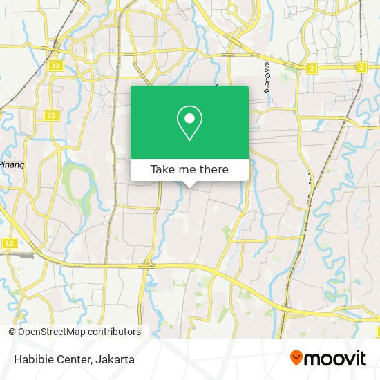 Habibie Center map