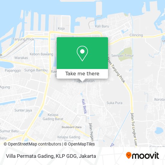 Villa Permata Gading, KLP GDG map