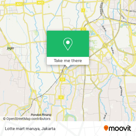 Lotte mart maruya map