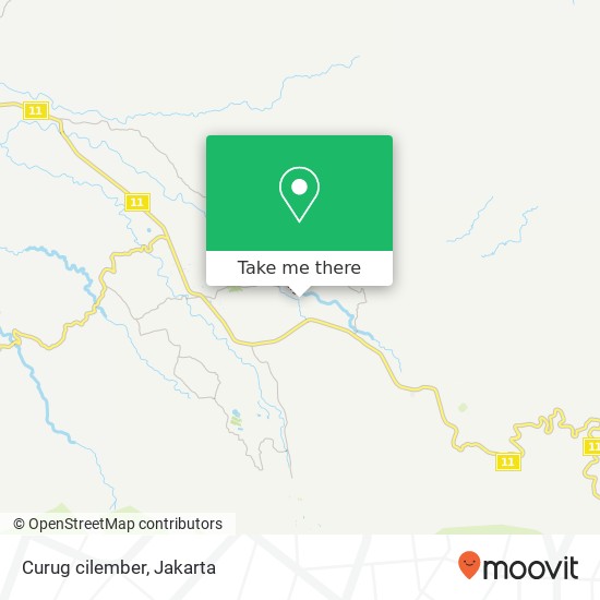 Curug cilember map