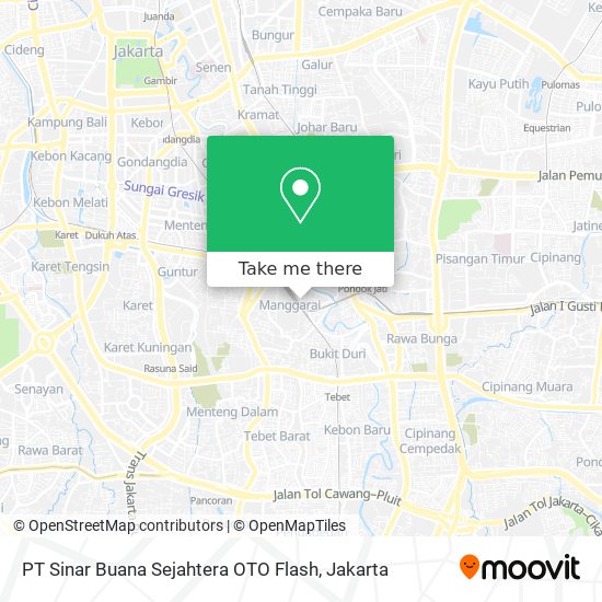 PT Sinar Buana Sejahtera OTO Flash map