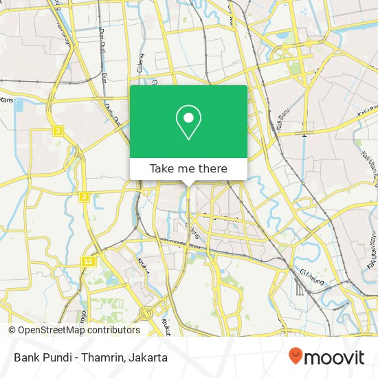 Bank Pundi - Thamrin map