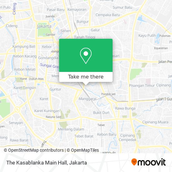 The Kasablanka Main Hall map