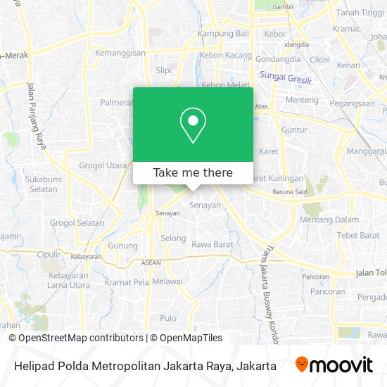 Helipad Polda Metropolitan Jakarta  Raya map
