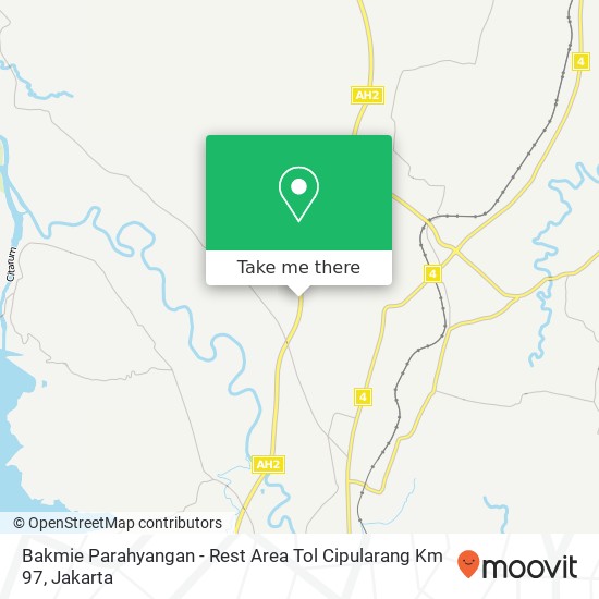 Bakmie Parahyangan - Rest Area Tol Cipularang Km 97 map