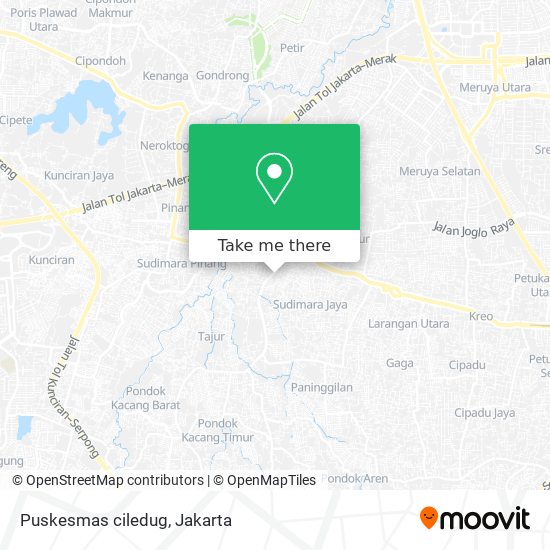 Puskesmas ciledug map