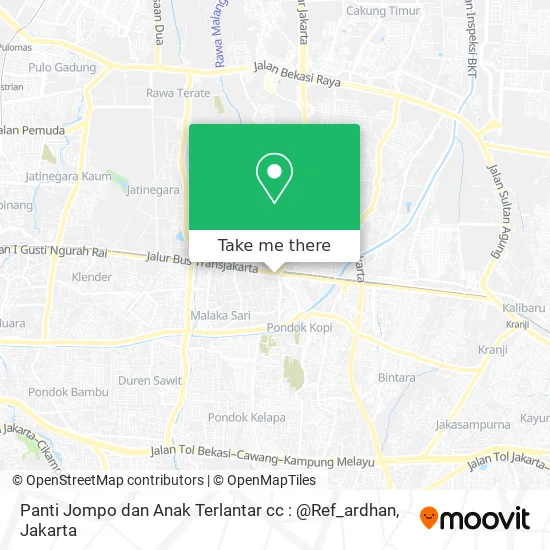 Panti Jompo dan Anak Terlantar cc : @Ref_ardhan map